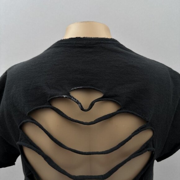 Custom Cut -Out Mister Rogers Neighborhood Ripple Junction Graphic Tee Black S - Picture 8 of 9